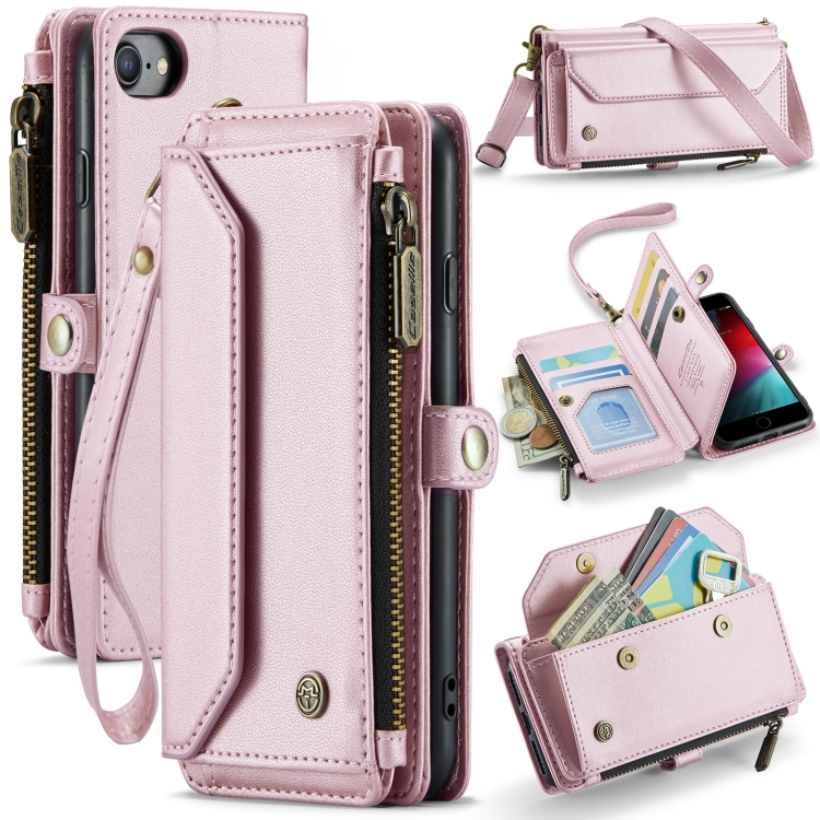For iPhone 8 / 7 / 6 CaseMe C36 Card Slots Zipper Wallet RFID Anti-theft Leather Phone Case(Pink)
For iPhone 8 / 7 / 6 CaseMe C36 Card Slots Zipper Wallet RFID Anti-theft Leather Phone Case(Pink)