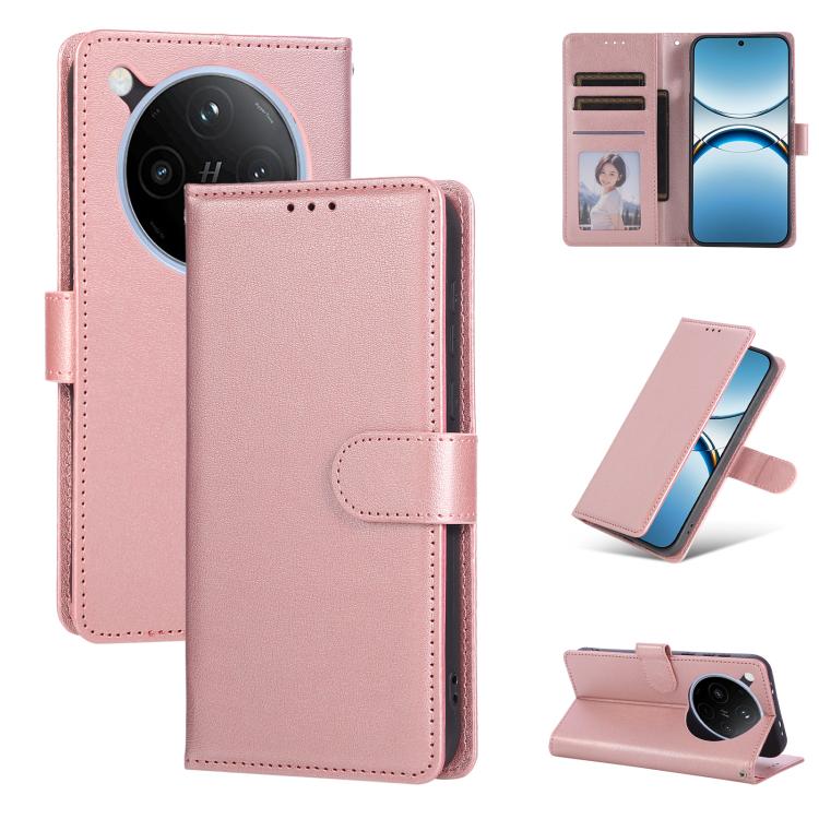 For OPPO Find X8 Pro 3-Card Slots Multifunctional Leather Phone Case(Rose Gold)
For OPPO Find X8 Pro 3-Card Slots Multifunctional Leather Phone Case(Rose Gold)