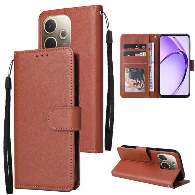 For OPPO A5 Pro 4G / 5G Global 3-Card Slots Multifunctional Leather Phone Case(Brown)
For OPPO A5 Pro 4G / 5G Global 3-Card Slots Multifunctional Leather Phone Case(Brown)