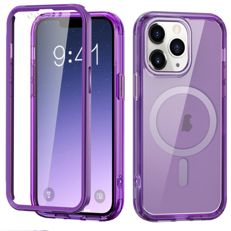 For iPhone 11 Pro Max Colorful MagSafe Magnetic PC Hybrid TPU Phone Case(Dark Purple)
For iPhone 11 Pro Max Colorful MagSafe Magnetic PC Hybrid TPU Phone Case(Dark Purple)