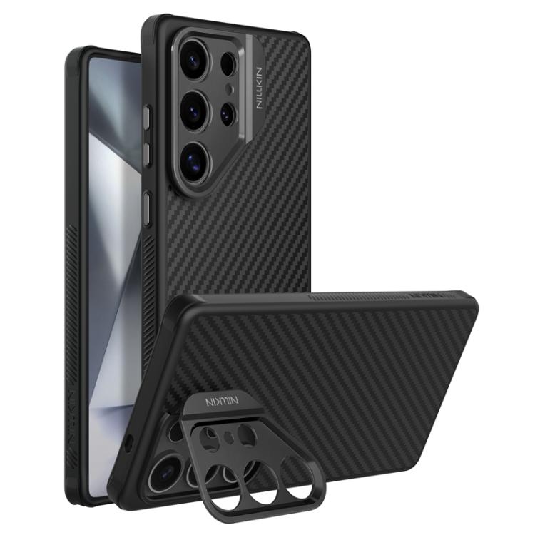 For Samsung Galaxy S25 Ultra 5G NILLKIN Aramid Fiber Fine Hole Phone Case(Black)
For Samsung Galaxy S25 Ultra 5G NILLKIN Aramid Fiber Fine Hole Phone Case(Black)