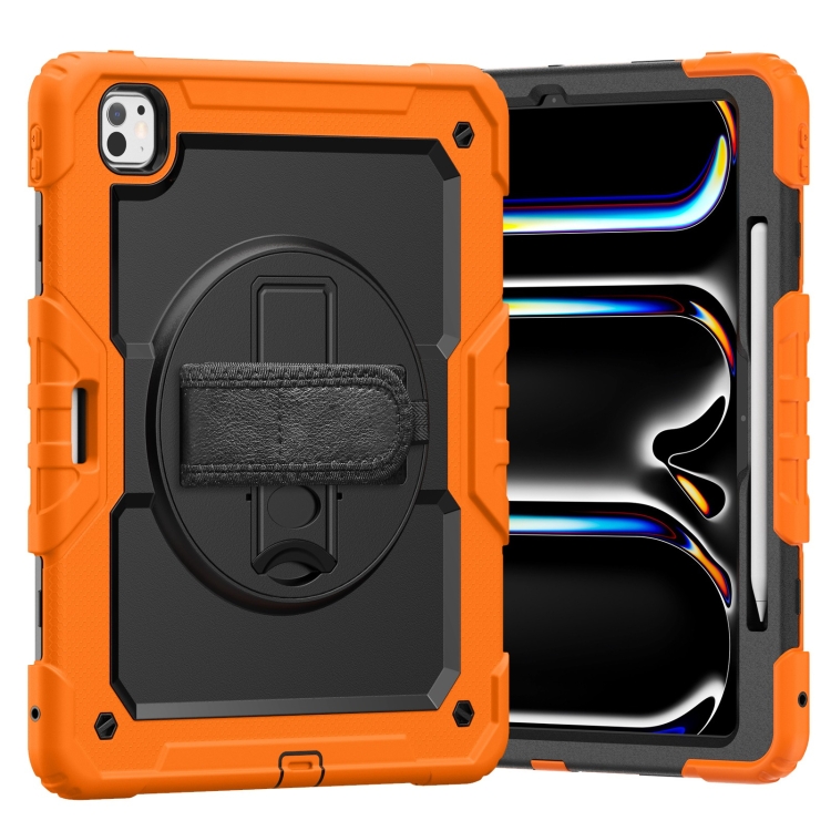 For iPad Pro 13 2024 Silicone Hybrid PC Tablet Case with Shoulder Strap(Orange)
For iPad Pro 13 2024 Silicone Hybrid PC Tablet Case with Shoulder Strap(Orange)