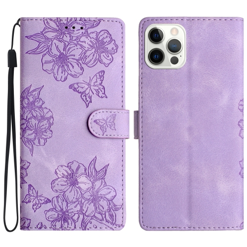 For iPhone 16 Pro Cherry Blossom Butterfly Skin Feel Embossed PU Phone Case(Purple)
For iPhone 16 Pro Cherry Blossom Butterfly Skin Feel Embossed PU Phone Case(Purple)
