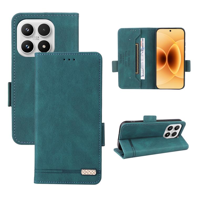 For Xiaomi 17 Magnetic Clasp Leather Phone Case(Green)
For Xiaomi 17 Magnetic Clasp Leather Phone Case(Green)