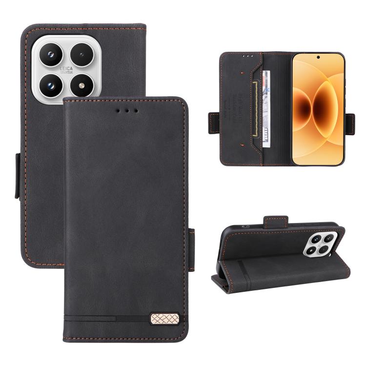 For Xiaomi 17 Magnetic Clasp Leather Phone Case(Black)
For Xiaomi 17 Magnetic Clasp Leather Phone Case(Black)