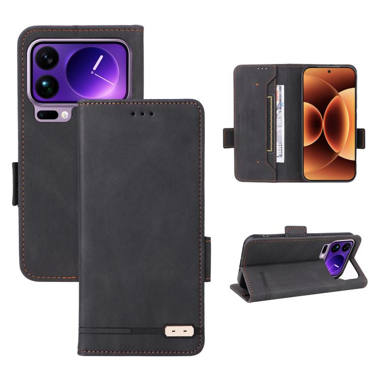 For Xiaomi 17 Pro Max Magnetic Clasp Leather Phone Case(Black)
For Xiaomi 17 Pro Max Magnetic Clasp Leather Phone Case(Black)