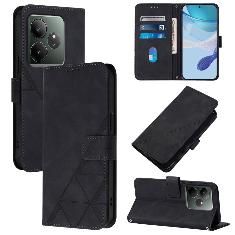 For Realme GT 6 5G Global Crossbody 3D Embossed Flip Leather Phone Case(Black)
For Realme GT 6 5G Global Crossbody 3D Embossed Flip Leather Phone Case(Black)