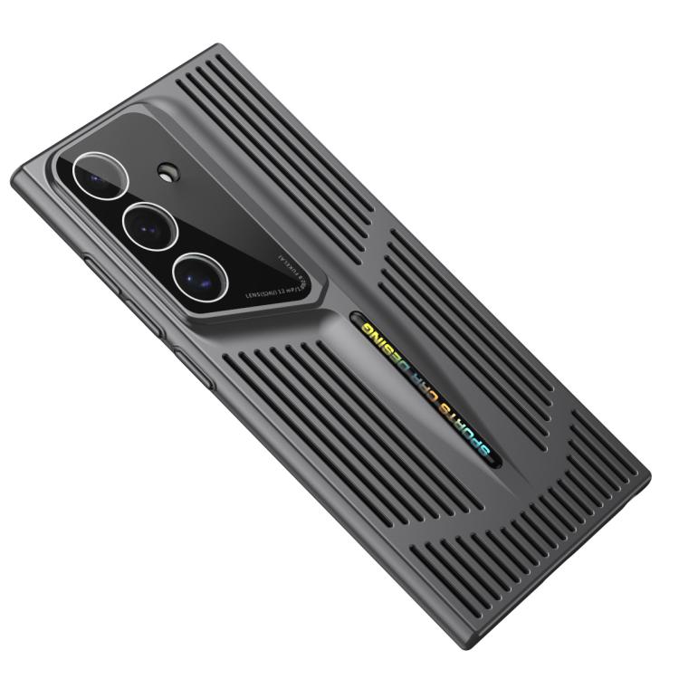 For Samsung Galaxy S25+ 5G Blade Cooling PC Full Coverage Phone Case(Graphite Black)
For Samsung Galaxy S25+ 5G Blade Cooling PC Full Coverage Phone Case(Graphite Black)