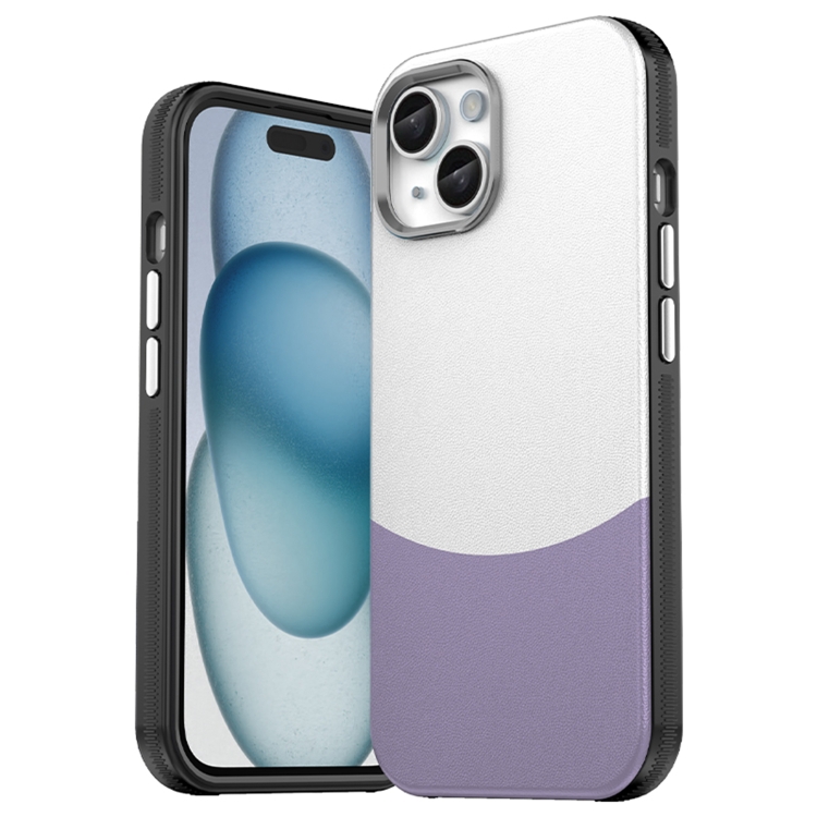 For iPhone 16 Leather Texture MagSafe Magnetic TPU + PC Phone Case(Light Purple)
For iPhone 16 Leather Texture MagSafe Magnetic TPU + PC Phone Case(Light Purple)
