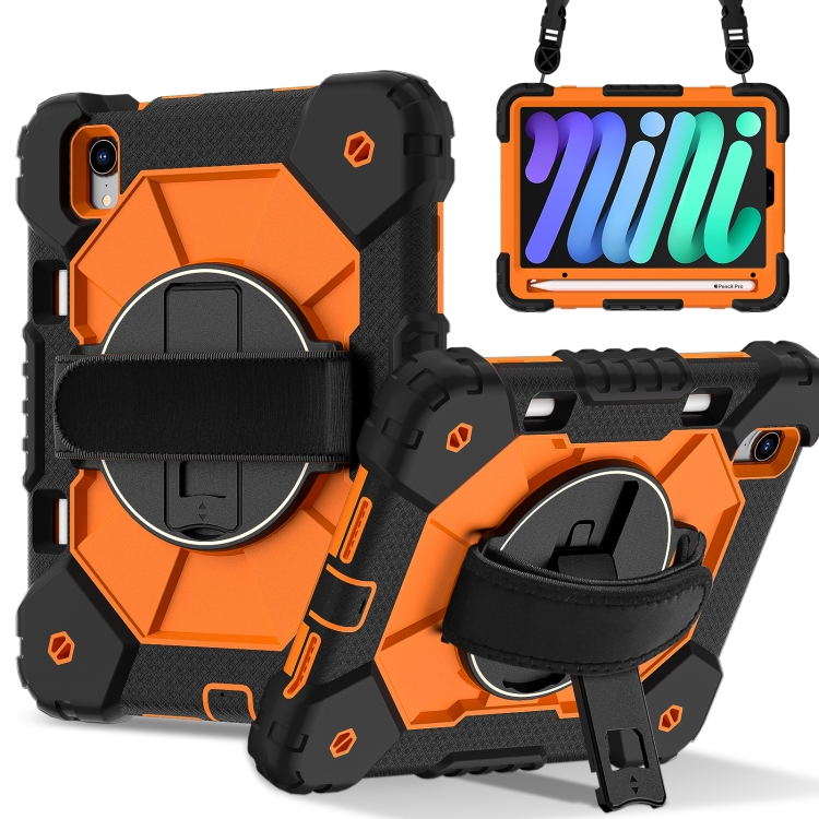 For iPad mini 2024 / mini 6 Contrast Color Robot Silicone Hybrid PC Tablet Case(Black Orange)
For iPad mini 2024 / mini 6 Contrast Color Robot Silicone Hybrid PC Tablet Case(Black Orange)