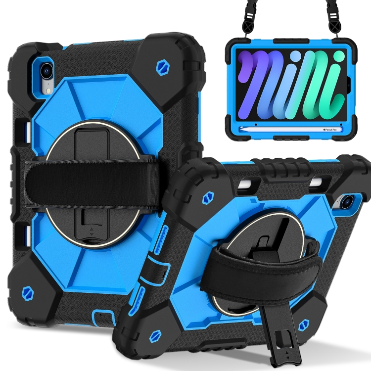 For iPad mini 2024 / mini 6 Contrast Color Robot Silicone Hybrid PC Tablet Case(Black Blue)
For iPad mini 2024 / mini 6 Contrast Color Robot Silicone Hybrid PC Tablet Case(Black Blue)