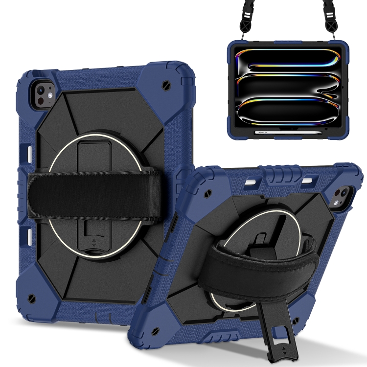 For iPad Pro 13 2024 Contrast Color Robot Silicone Hybrid PC Tablet Case(Navy Black)
For iPad Pro 13 2024 Contrast Color Robot Silicone Hybrid PC Tablet Case(Navy Black)