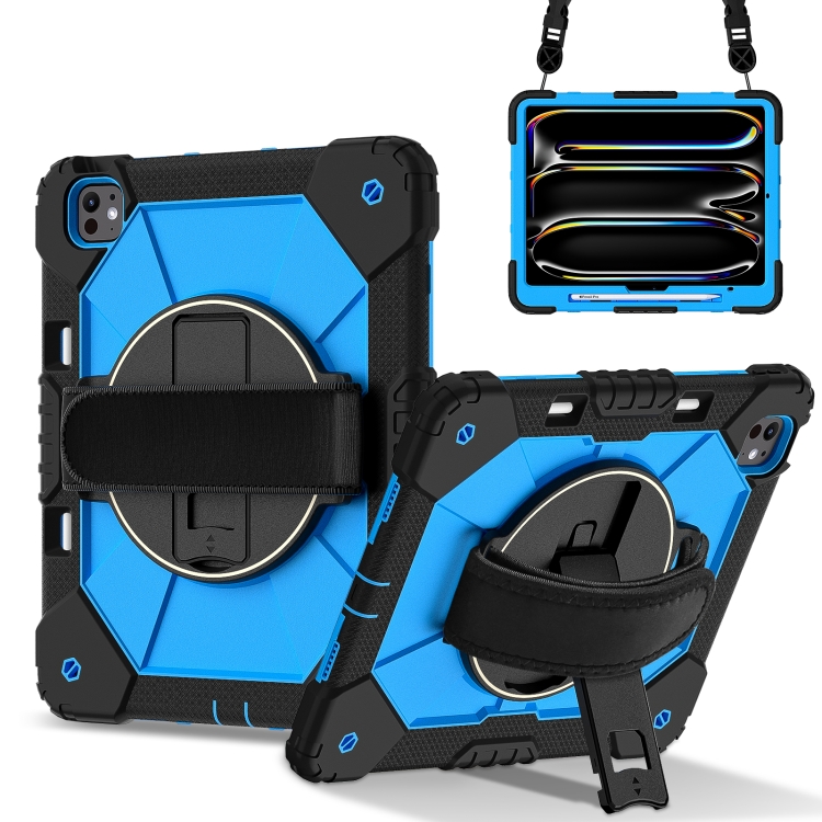 For iPad Pro 13 2024 Contrast Color Robot Silicone Hybrid PC Tablet Case(Black Blue)
For iPad Pro 13 2024 Contrast Color Robot Silicone Hybrid PC Tablet Case(Black Blue)