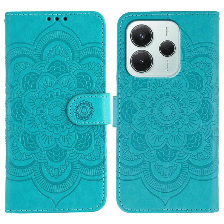 For Redmi Note 14 4G 164.84mm Sun Mandala Embossing Pattern Phone Leather Case(Blue)
For Redmi Note 14 4G 164.84mm Sun Mandala Embossing Pattern Phone Leather Case(Blue)