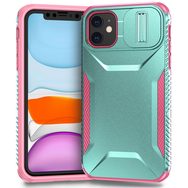 For iPhone 11 Sliding Camshield Phone Case(Grey Green + Pink)
For iPhone 11 Sliding Camshield Phone Case(Grey Green + Pink)