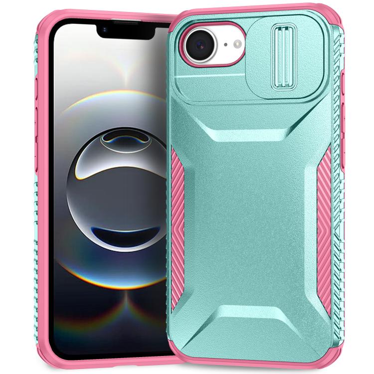 For iPhone 16e Sliding Camshield Phone Case(Pink + Grey Green)
For iPhone 16e Sliding Camshield Phone Case(Pink + Grey Green)