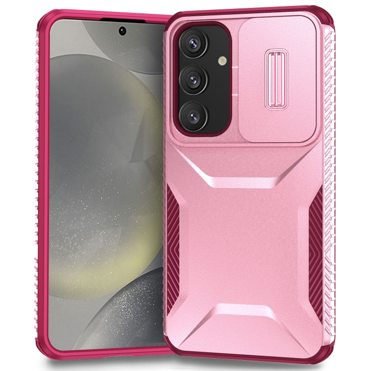 For Samsung Galaxy S25+ 5G / S24+ 5G Sliding Camshield Phone Case(Pink + Rose Red)
For Samsung Galaxy S25+ 5G / S24+ 5G Sliding Camshield Phone Case(Pink + Rose Red)