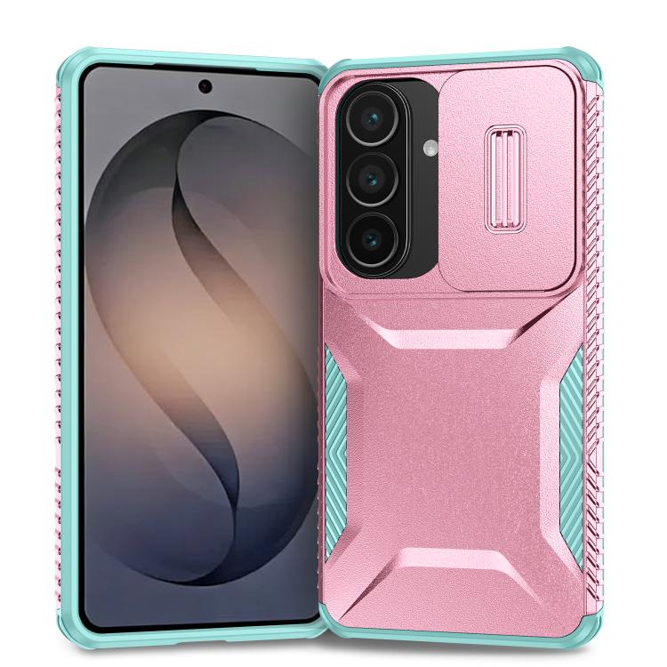 For Samsung Galaxy S26 5G Sliding Camshield Phone Case(Grey Green + Pink)
For Samsung Galaxy S26 5G Sliding Camshield Phone Case(Grey Green + Pink)