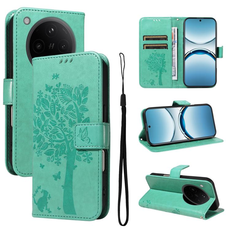 For OPPO Find X8 Global Tree & Cat Embossed Pattern Flip Leather Phone Case(Green)
For OPPO Find X8 Global Tree & Cat Embossed Pattern Flip Leather Phone Case(Green)