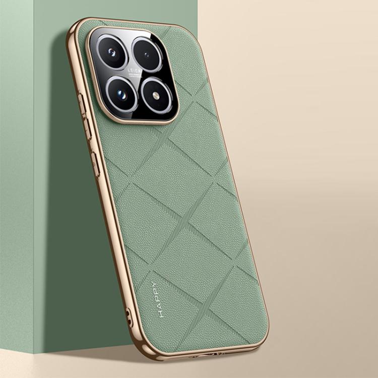 For Xiaomi 17 Plain Leather PC Phone Case(Green)
For Xiaomi 17 Plain Leather PC Phone Case(Green)