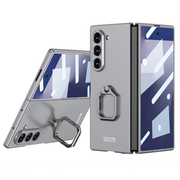 For Samsung Galaxy Z Fold7 5G GKK Integrated Accurate Hole Ultra-thin Square Ring Holder Phone Case(Grey)
For Samsung Galaxy Z Fold7 5G GKK Integrated Accurate Hole Ultra-thin Square Ring Holder Phone Case(Grey)