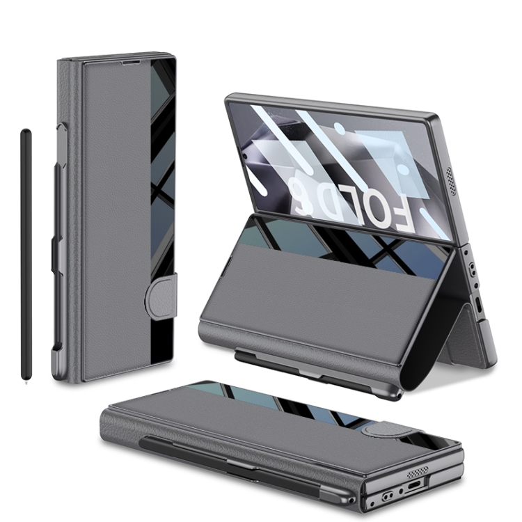 For Samsung Galaxy Z Fold6 GKK Integrated Full Coverage Flip Phone Case with Pen Slot, Not Included Pen(Grey)
For Samsung Galaxy Z Fold6 GKK Integrated Full Coverage Flip Phone Case with Pen Slot, Not Included Pen(Grey)