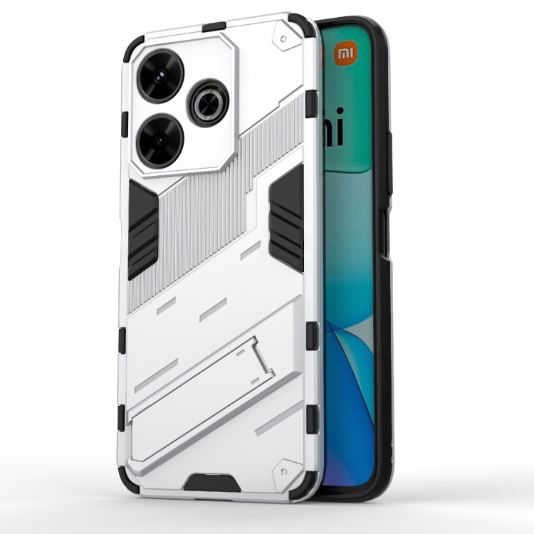 For Xiaomi Redmi 13 4G Punk Armor 2 in 1 PC + TPU Phone Case with Holder(White)
For Xiaomi Redmi 13 4G Punk Armor 2 in 1 PC + TPU Phone Case with Holder(White)