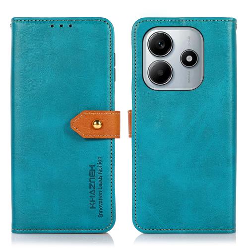 For Redmi Note 14 4G 164.84mm KHAZNEH Cowhide Texture Flip Leather Phone Case(Blue)
For Redmi Note 14 4G 164.84mm KHAZNEH Cowhide Texture Flip Leather Phone Case(Blue)