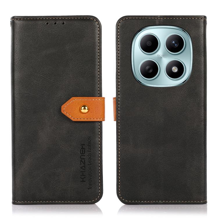 For Redmi Note 15 5G Global 164mm KHAZNEH Cowhide Texture Flip Leather Phone Case(Black)
For Redmi Note 15 5G Global 164mm KHAZNEH Cowhide Texture Flip Leather Phone Case(Black)