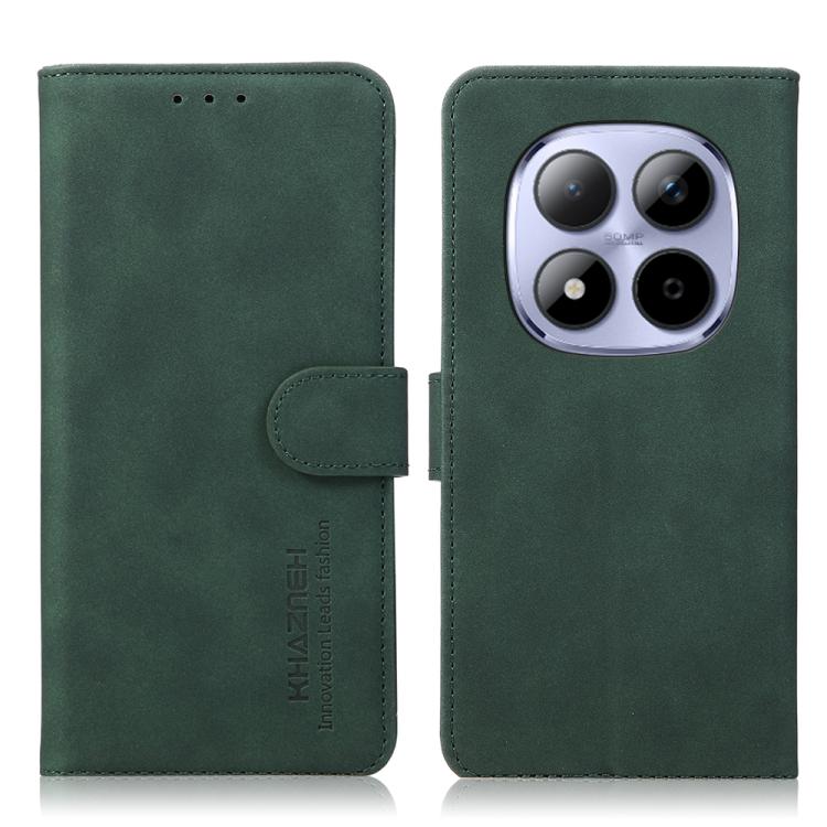 For Redmi Note 15 Pro 5G Global 163.6mm KHAZNEH Matte Texture Leather Phone Case(Green)
For Redmi Note 15 Pro 5G Global 163.6mm KHAZNEH Matte Texture Leather Phone Case(Green)