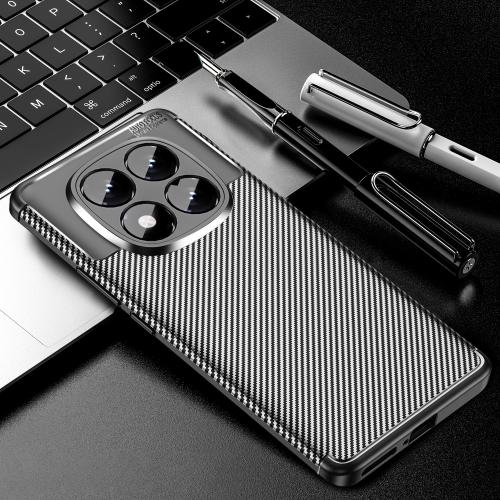 For Redmi Note 14 Pro 4G Carbon Fiber Texture Shockproof TPU Phone Case(Black)
For Redmi Note 14 Pro 4G Carbon Fiber Texture Shockproof TPU Phone Case(Black)
