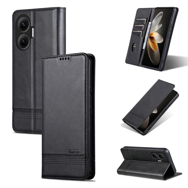 For Redmi Turbo 4 Pro AZNS Magnetic Calf Texture Flip Leather Phone Case(Black)
For Redmi Turbo 4 Pro AZNS Magnetic Calf Texture Flip Leather Phone Case(Black)