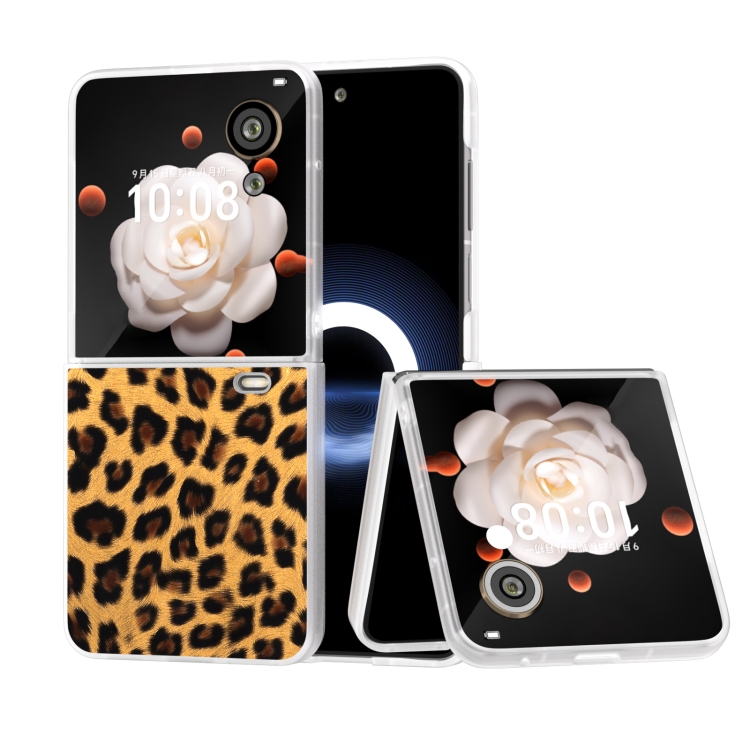 For Honor Magic V Flip Frosted Transparent Edge Leopard Print Phone Case(Brown)
For Honor Magic V Flip Frosted Transparent Edge Leopard Print Phone Case(Brown)