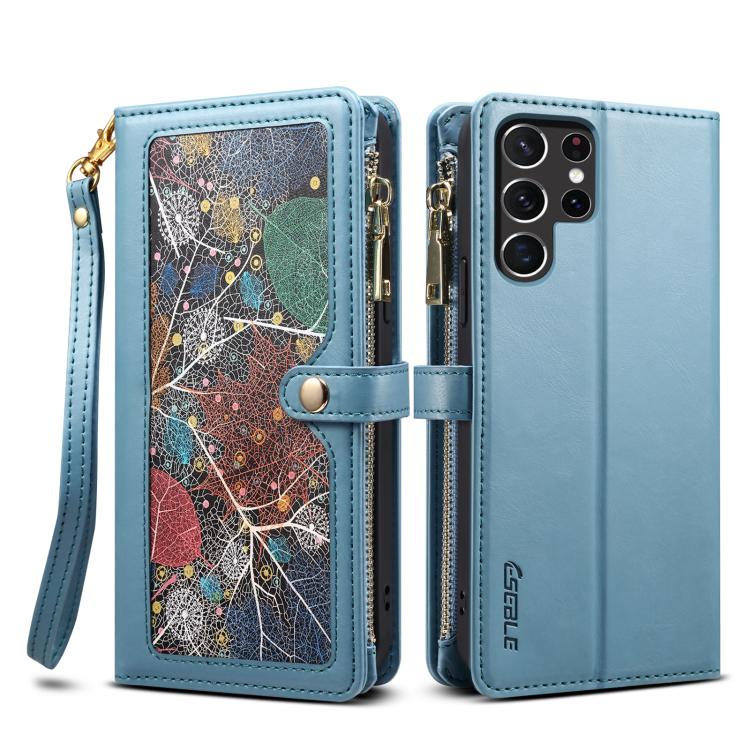 For Samsung Galaxy S26 Ultra 5G ESEBLE Star Series Lanyard Zipper Wallet RFID Leather Case(Blue)
For Samsung Galaxy S26 Ultra 5G ESEBLE Star Series Lanyard Zipper Wallet RFID Leather Case(Blue)