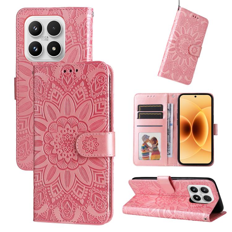 For Xiaomi 17 Embossed Sunflower Leather Phone Case(Pink)
For Xiaomi 17 Embossed Sunflower Leather Phone Case(Pink)