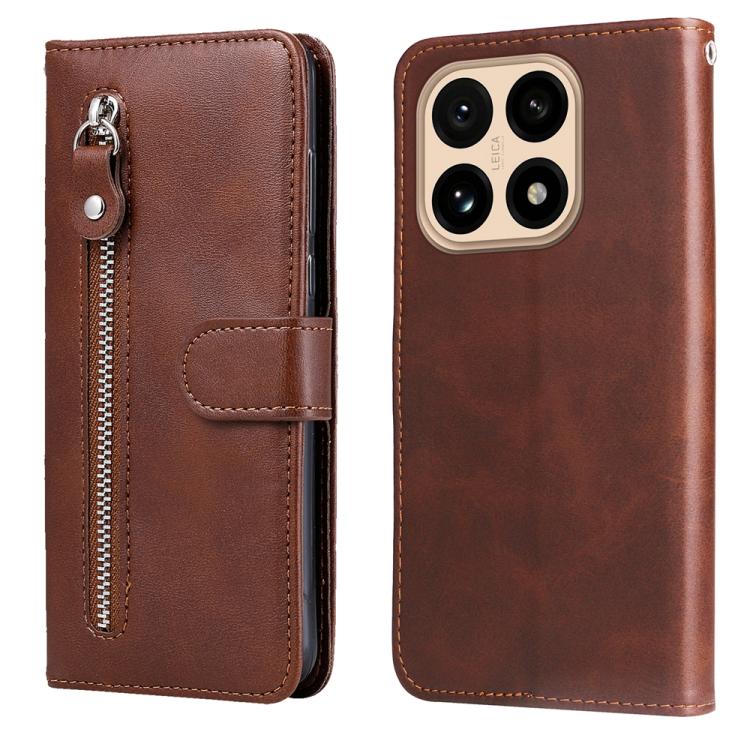 For Xiaomi 15T 5G Fashion Calf Texture Zipper Leather Phone Case(Brown)
For Xiaomi 15T 5G Fashion Calf Texture Zipper Leather Phone Case(Brown)