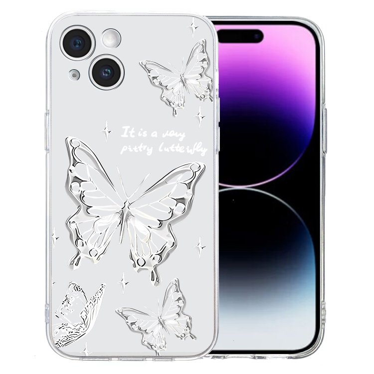 For iPhone 14 Colored Drawing Pattern Transparent TPU Phone Case(Butterflies)
For iPhone 14 Colored Drawing Pattern Transparent TPU Phone Case(Butterflies)