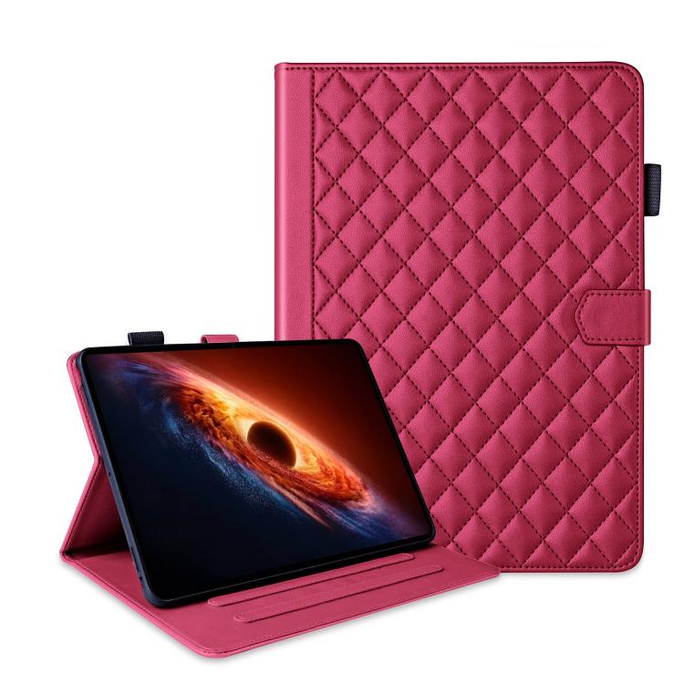 For Honor MagicPad4 / 3 Pro 12.3 2026 Rhombus Lattice Leather Tablet Case(Red)
For Honor MagicPad4 / 3 Pro 12.3 2026 Rhombus Lattice Leather Tablet Case(Red)