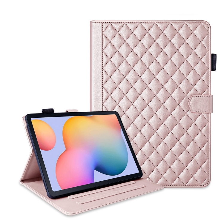 For Samsung Galaxy Tab S6 Lite 2024 Rhombus Lattice Leather Tablet Case(Rose Gold)
For Samsung Galaxy Tab S6 Lite 2024 Rhombus Lattice Leather Tablet Case(Rose Gold)