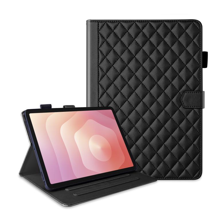 For Samsung Galaxy Tab S11 Rhombus Lattice Leather Tablet Case(Black)
For Samsung Galaxy Tab S11 Rhombus Lattice Leather Tablet Case(Black)