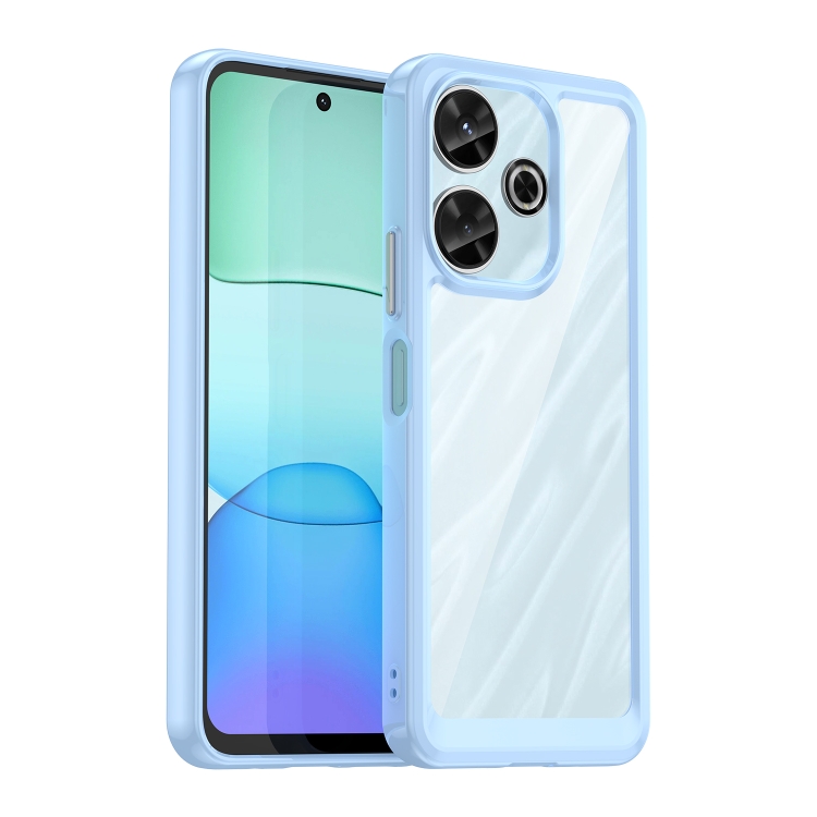 For Redmi 13 4G Colorful Series Acrylic Hybrid TPU Phone Case(Blue) 
For Redmi 13 4G Colorful Series Acrylic Hybrid TPU Phone Case(Blue)