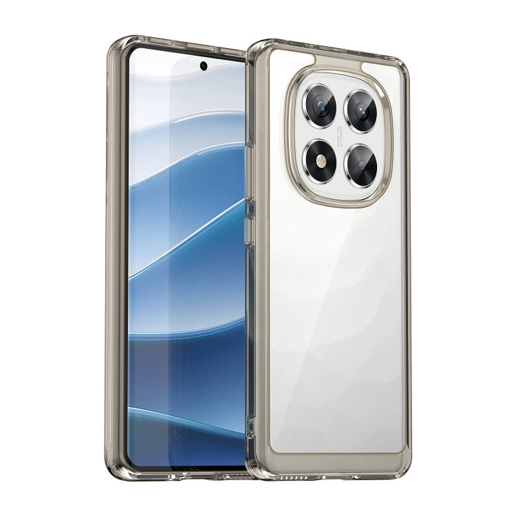 For Redmi Note 14 Pro 5G Colorful Series Acrylic Hybrid TPU Phone Case(Transparent Grey)
For Redmi Note 14 Pro 5G Colorful Series Acrylic Hybrid TPU Phone Case(Transparent Grey)