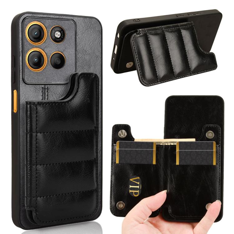 For Motorola Moto G15 / G15 Power Cow Pattern Sewing Card Bag Phone Case(Black)
For Motorola Moto G15 / G15 Power Cow Pattern Sewing Card Bag Phone Case(Black)