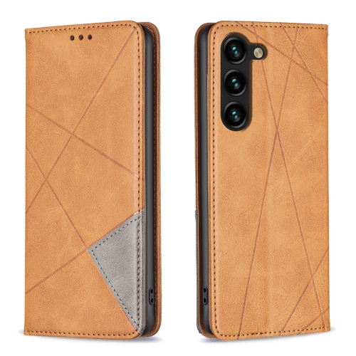 For Samsung Galaxy S25+ 5G Rhombus Texture Magnetic Leather Phone Case(Yellow)
For Samsung Galaxy S25+ 5G Rhombus Texture Magnetic Leather Phone Case(Yellow)