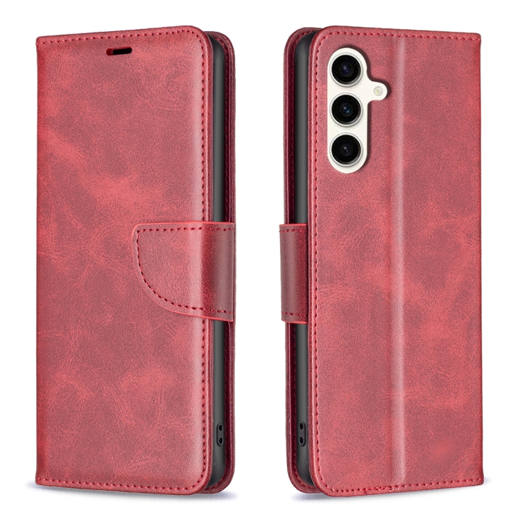 For Samsung Galaxy S24 FE 5G Lambskin Texture Pure Color Flip Leather Phone Case(Red)
For Samsung Galaxy S24 FE 5G Lambskin Texture Pure Color Flip Leather Phone Case(Red)
