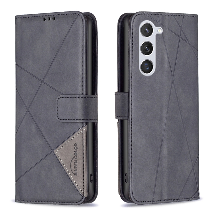 For Samsung Galaxy S25 5G Magnetic Buckle Rhombus Texture Leather Phone Case(Black)
For Samsung Galaxy S25 5G Magnetic Buckle Rhombus Texture Leather Phone Case(Black)