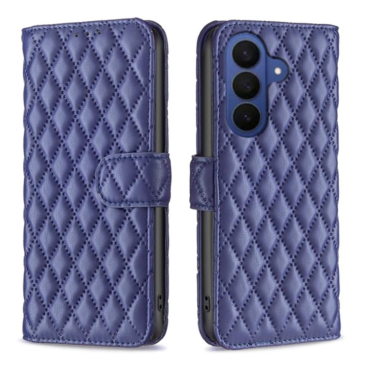 For Samsung Galaxy S26 5G Diamond Lattice Wallet Flip Leather Phone Case(Blue)
For Samsung Galaxy S26 5G Diamond Lattice Wallet Flip Leather Phone Case(Blue)