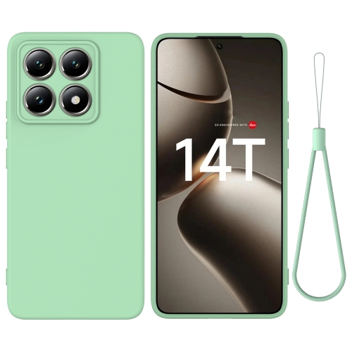 For Xiaomi 14T Solid Color Liquid Silicone Dropproof Full Coverage Phone Case(Green)
For Xiaomi 14T Solid Color Liquid Silicone Dropproof Full Coverage Phone Case(Green)