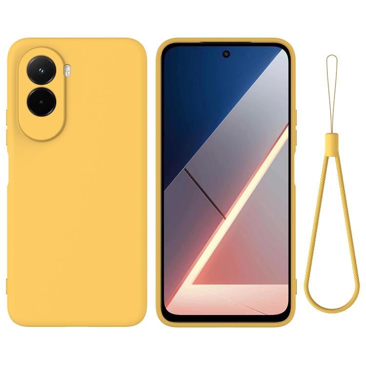 For Xiaomi Poco M7 4G 169mm Solid Color Liquid Silicone Dropproof Full Coverage Phone Case(Yellow)
For Xiaomi Poco M7 4G 169mm Solid Color Liquid Silicone Dropproof Full Coverage Phone Case(Yellow)
