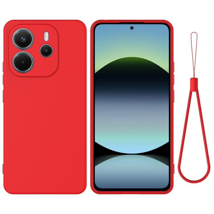 For Redmi Note 14 4G 163.25mm Solid Color Liquid Silicone Dropproof Full Coverage Phone Case(Red)
For Redmi Note 14 4G 163.25mm Solid Color Liquid Silicone Dropproof Full Coverage Phone Case(Red)